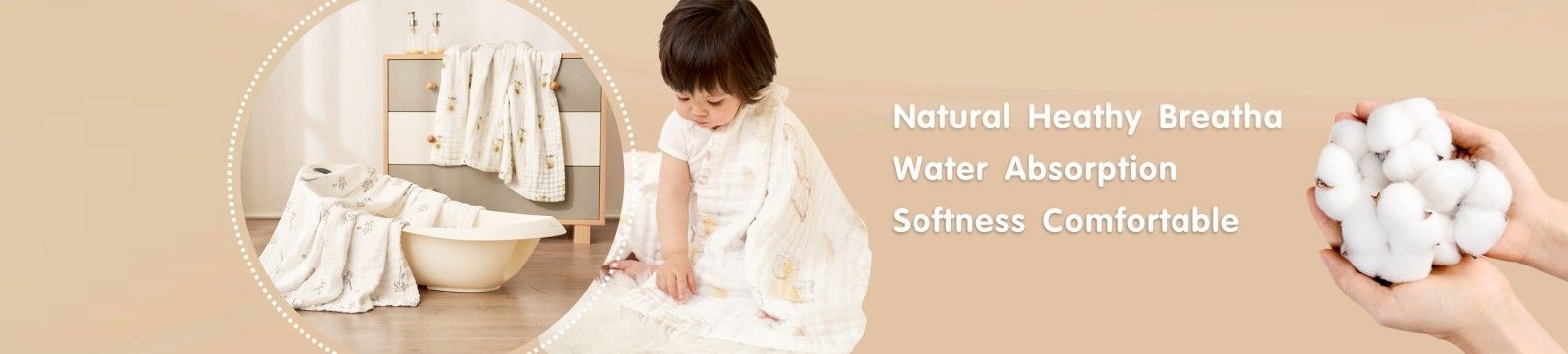 Vải gạc trẻ em