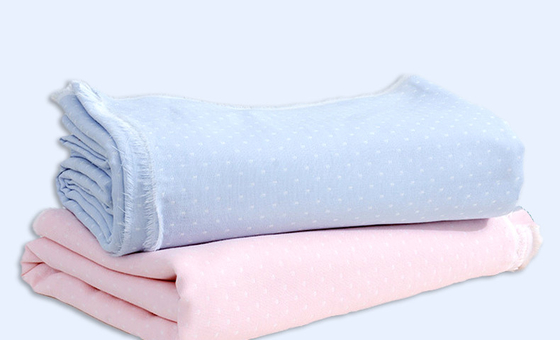 Khăn trải giường đôi mềm mại cho trẻ sơ sinh 40S Vải dệt từ bông đậu nành