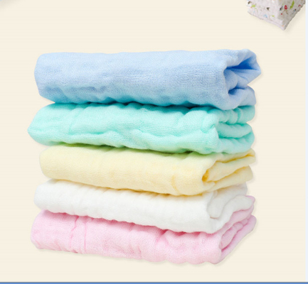 Vải cotton Crinkle thoáng khí của sân 156X120 Chăn gạc lớn