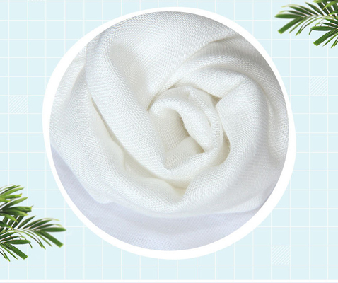 Vải gạc cotton trắng tự nhiên 60S dệt thoi 120GSM Tã vải gạc