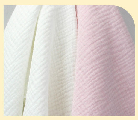 6 lớp Crepe Gạc Vải Bảo vệ môi trường Bất kỳ màu nào