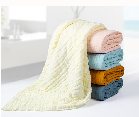 Vải gạc cotton co giãn 6 lớp thoáng khí cấp A cho túi ngủ