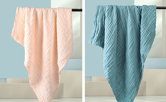 165X135 Crepe Gạc Vải Tã vải cotton không xoắn 4 lớp 220GSM