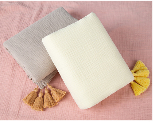 165X135 Crepe Gạc Vải Tã vải cotton không xoắn 4 lớp 220GSM