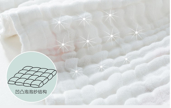 30% Bamboo 70% cotton Swaddle Gạc vải Sản phẩm dành cho trẻ em Trọng lượng nhẹ