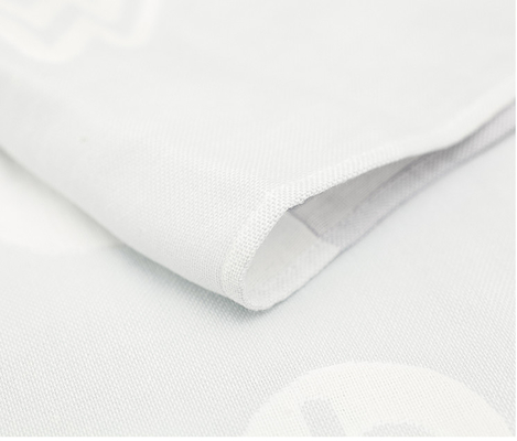 Hai lớp Vải bông Jacquard đầy màu sắc 130gsm Hoa văn sống động