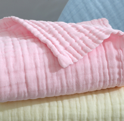 Chăn bông Muslin trắng nhiều lớp 180GSM 195GSM Thoải mái