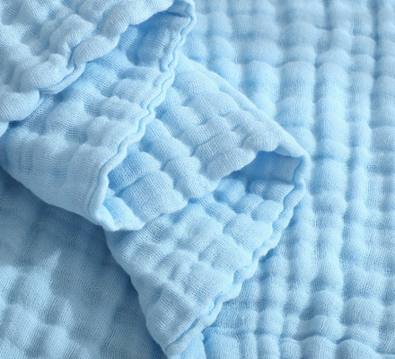 Chăn bông Muslin trắng nhiều lớp 180GSM 195GSM Thoải mái