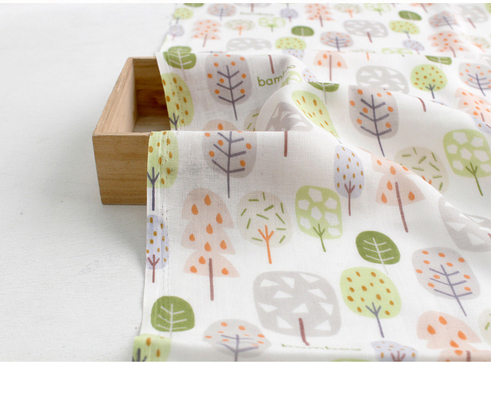 Crepe 40S Floral Cotton Gạc Vải chống rách bất kỳ màu nào