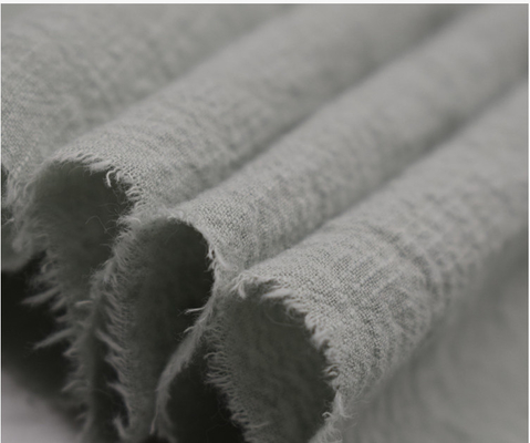 Môi trường 110GSM Vải chăn Muslin Vải gạc màu cam