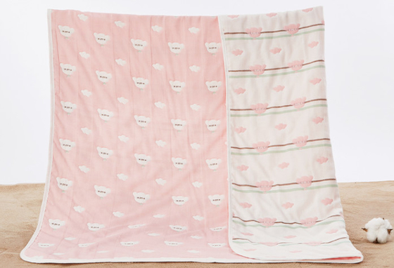 Vải Jacquard hữu cơ 30S Vải Jacquard 160gsm Chất liệu gạc Jacquard