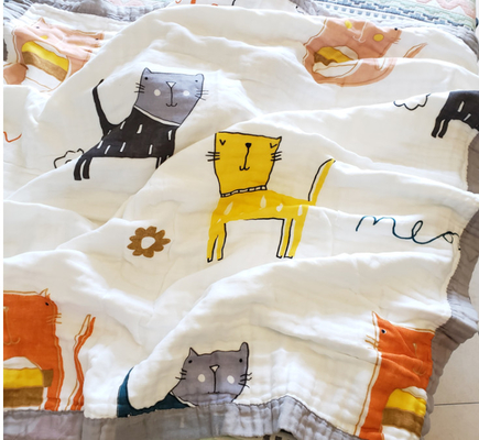 Tơ tằm Chrysalis Protein Sợi Swaddle Gạc vải 58 inch Chống tia cực tím