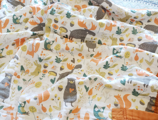 Tơ tằm Chrysalis Protein Sợi Swaddle Gạc vải 58 inch Chống tia cực tím