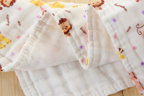 Trẻ sơ sinh Lớp Crepe Swaddle Gạc Vải Ba lớp Giữ ấm
