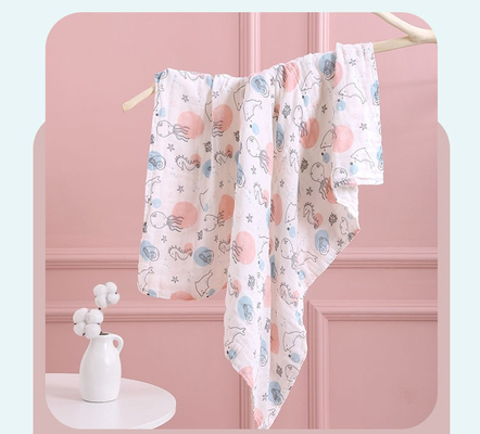 Năm lớp 240GSM Vải gạc mỏng Vải bọc chăn vải thoáng khí