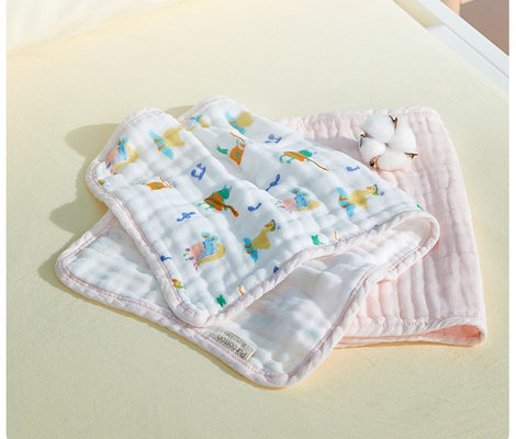 40S Sáu lớp chải kỹ vải gạc bông in 260gsm nhẹ