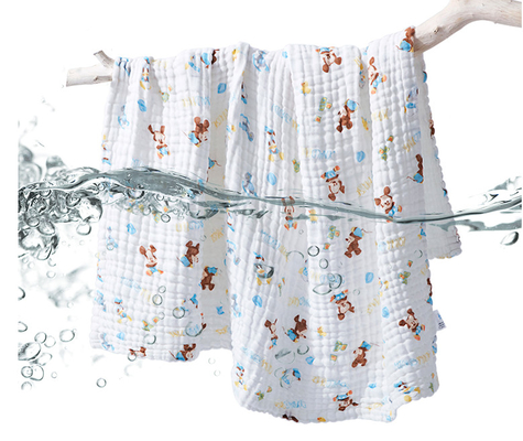 240GSM Gạc vải Swaddle chống lạnh tốt Vải quần áo trẻ em