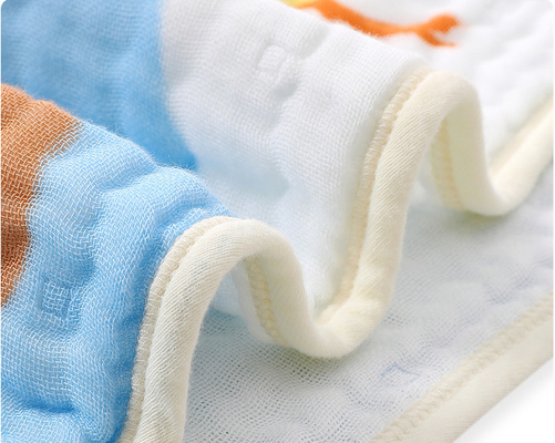 Sáu lớp Gạc vải cotton dệt 40S Khăn tay cho bé