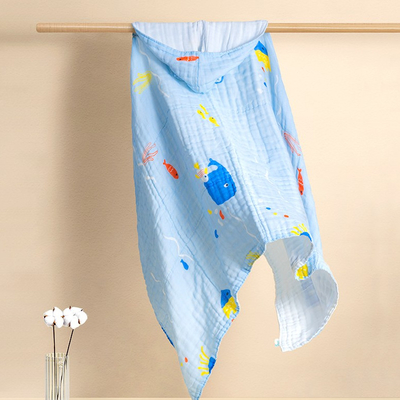 Vải gạc in bốn lớp Vải mềm mại cho bé có chiều rộng 53 inch