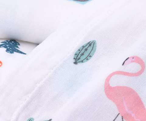 Vải gạc cotton hai lớp 40S chần gòn 110GSM Chăn trẻ em