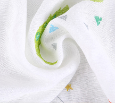 Vải gạc cotton hai lớp 40S chần gòn 110GSM Chăn trẻ em
