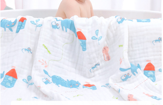 In phản ứng 6 lớp Gạc Vải 58 inch Giữ ấm Vải quấn cho bé