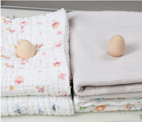 Combed Cotton Multilayer Crinkle Gauze Blanket Soft Gauze Vải