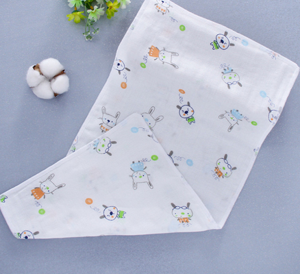 Khăn tay trẻ sơ sinh 60S Double Cotton Gạc Vải Chống Uv 110GSM