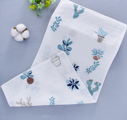 Khăn tay trẻ sơ sinh 60S Double Cotton Gạc Vải Chống Uv 110GSM