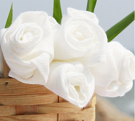 Vải gạc cotton trắng chải kỹ mùa hè mỏng 40S không có hóa chất