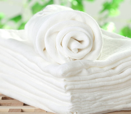Vải gạc cotton trắng chải kỹ mùa hè mỏng 40S không có hóa chất