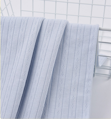 Kháng khuẩn hoàn toàn bằng vải bông tự nhiên Gạc 40S dệt kim Double Bar Jacquard