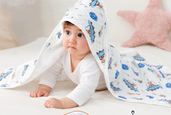 Chăn bông Gauzy sáu lớp