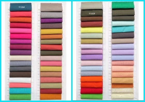 Vải cotton 100 phần trăm cho áo sơ mi dệt thoi Sợi 40S 130GSM A Class
