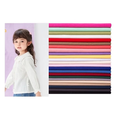 133X94 Áo sơ mi dệt thoi 100% cotton Vải giả Tencel 125-130GSM