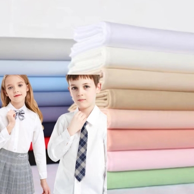 Đồng phục học sinh Vải cotton Poplin 133X72 100% Cotton 40SX40S 120GSM Dệt