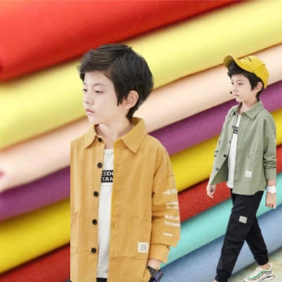 TC6535 Vải đồng phục 130X 72 155GSM 32SX32S TC Polyester Cotton Dệt Áo khoác Áo sơ mi Vải
