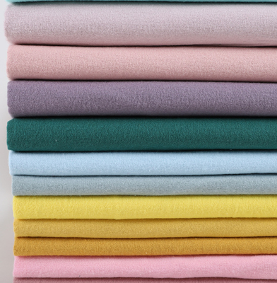 178GSM Bàn chải Flannel Cotton Vải dày 32SX16S 130X60
