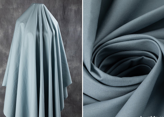Đồng phục học sinh Vải Poplin trắng 65% Polyester 35% Cotton Chống nhăn 45sX45s 110x76 108GSM