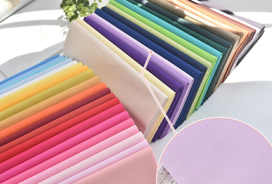 Áo Sơ Mi 98% Cotton Hữu Cơ Vải 2% Spandex Nhẹ Nhàng Mùa Hè 50sX50s 135GSM Váy Quần Áo Trẻ Em