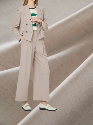 66% Polyester 30% Rayon 4% Spandex Vật liệu kinh doanh Đồng phục quần áo và váy