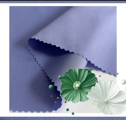 60% Cotton 40% Polyester Twill CVC Fabric ` quần quần áo làm việc hàng ngày 125gm Áo vải văn phòng