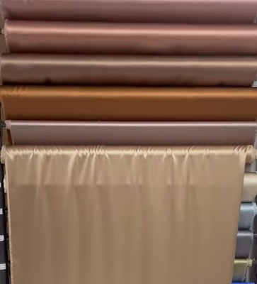 Vòng hai mặt satin giả mạo lụa 97% polyester 3% spandex satin polyester 190gsm áo tối áo phông và khăn trùm