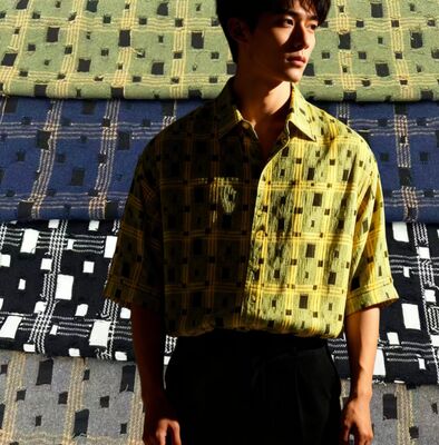 100%Cotton Cheched 130gsm Áo Áo Áo Áo Áo