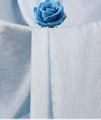 110GSM Satin Crinkle Fabric - Polyester nhẹ như lụa với kết cấu nhăn cho váy thanh lịch