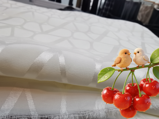 225gm 50% hỗn hợp axetat xa xỉ Jacquard Áo phù hợp
