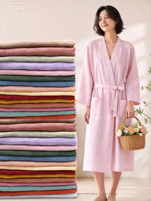 Vải Gạc Đôi 100% Cotton 40S (120GSM) Mềm Mại Tự Nhiên. Thoáng khí. Được tạo ra cho cuộc sống thư giãn.