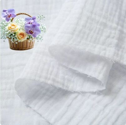Vải Gạc Đôi 100% Cotton 40S (120GSM) Mềm Mại Tự Nhiên. Thoáng khí. Được tạo ra cho cuộc sống thư giãn.