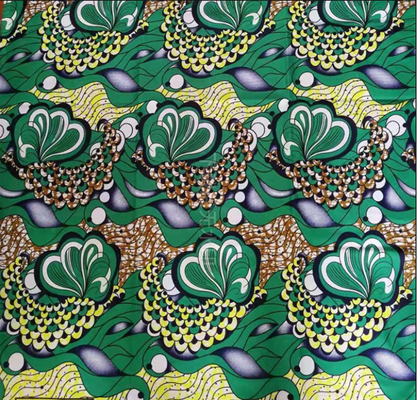 Pagne Wax Africanin 100% Cotton African Wax Print Fabric