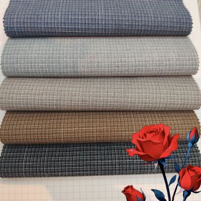Vải kẻ sọc nhuộm sợi 70% Polyester 27% Rayon 3% Spandex định lượng 175gsm dùng cho đồng phục
